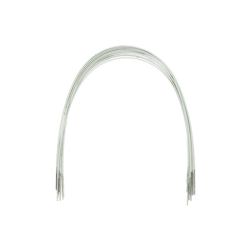 Zahnfarben (weiß) beschichteter NiTi Bogen (Kostenloser Versand)