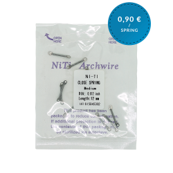 KFO NiTi Zugfedern mit Ösen (Kostenloser Versand) KFO NiTi Zugfedern mit Ösen (Kostenloser Versand)