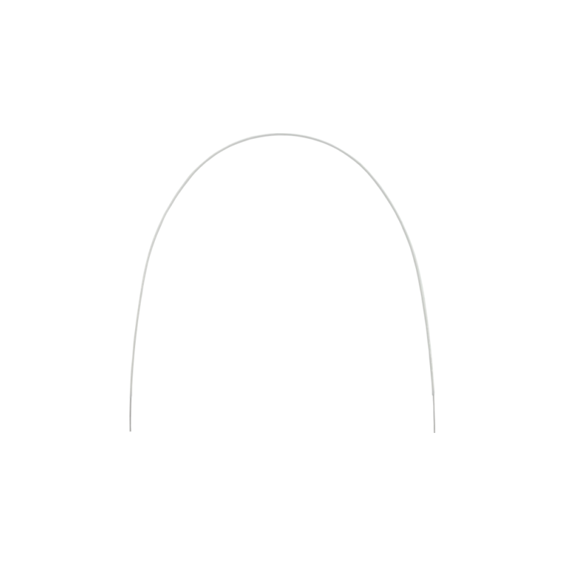 Zahnfarben (weiß) beschichteter NiTi Bogen (Kostenloser Versand)