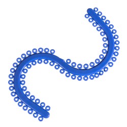 Günstige KFO Separiergummis, blau (Kostenloser Versand)